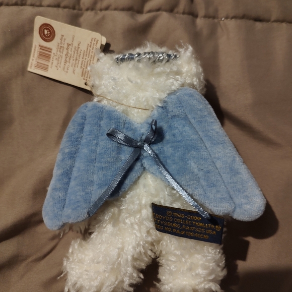 Boyds Bear The Head Bean Collection Blue Angel - Picture 3 of 4